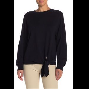Vince Tie Waist Crew Sweater, S (new with tags)